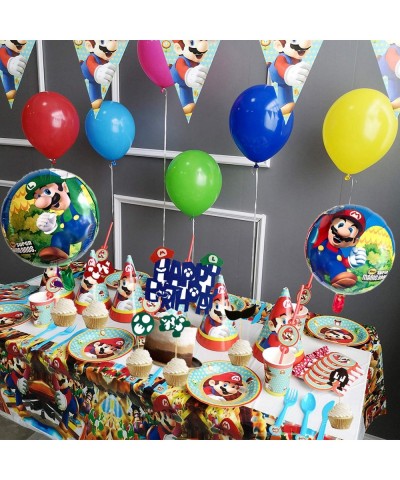 Mario Birthday Party Pack-Super Mario Birthday Party Supplies-Mario Balloons Party Supplies Decorations Super Mario Bros Happ...