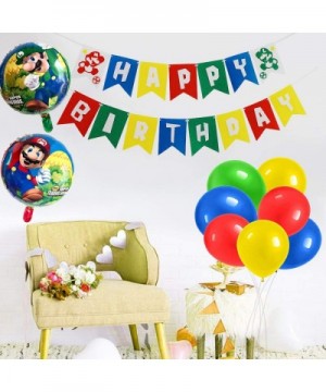 Mario Birthday Party Pack-Super Mario Birthday Party Supplies-Mario Balloons Party Supplies Decorations Super Mario Bros Happ...