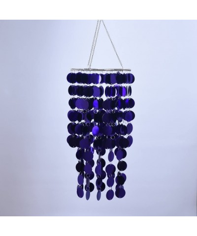 Purple Bling Hanging Chandelier Great idea for Wedding Chandeliers Centerpieces Decorations and Any Event Party Decor - Purpl...