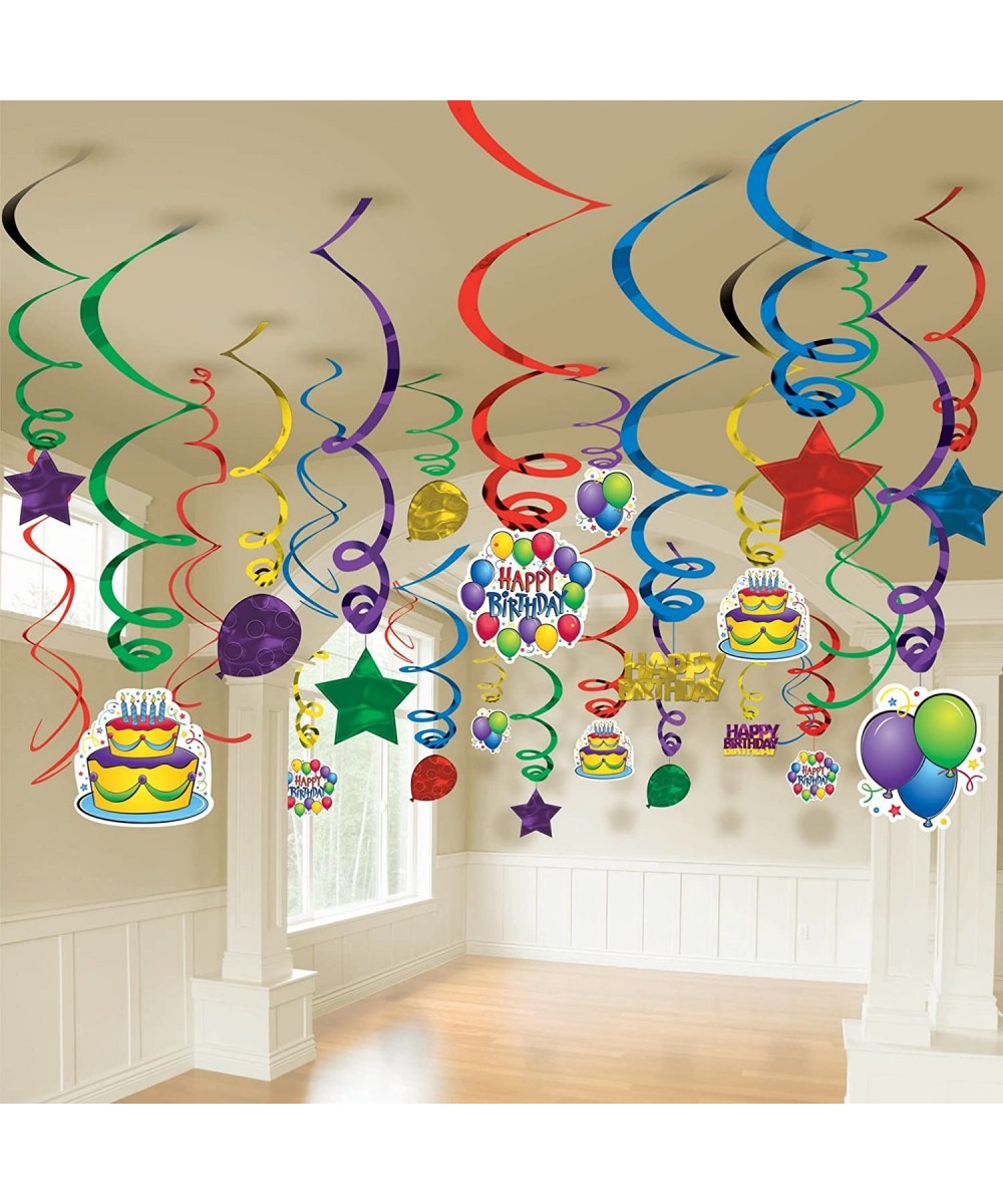 Balloon Fun Mega Value Pack Swirl Decorations (50) Party Supplies - CI115YBUINL $13.16 Balloons