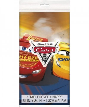 Cars 3 Themed Party Decorations - Includes Party Banner-Tablecloth and Ten 12" Balloons. - CC18TACAR4S $7.69 Party Packs