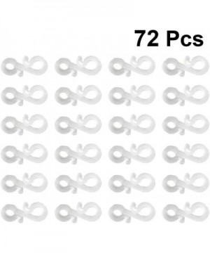 72PCS Christmas Light Clips- Plastic Christmas Light Hangers Hooks All Purpose Light Clips for Indoor Outdoor Gutters and Shi...