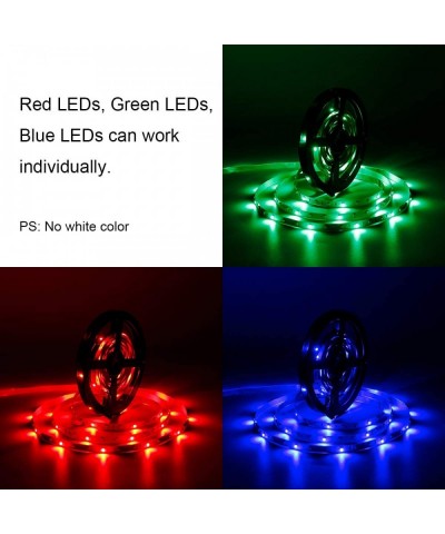 New 2020 LED Strip Lights Kit Waterproof - Two 16.4ft 600 LEDs SMD 2835 RGB Light with 44 Key Remote Controller- Extra Adhesi...