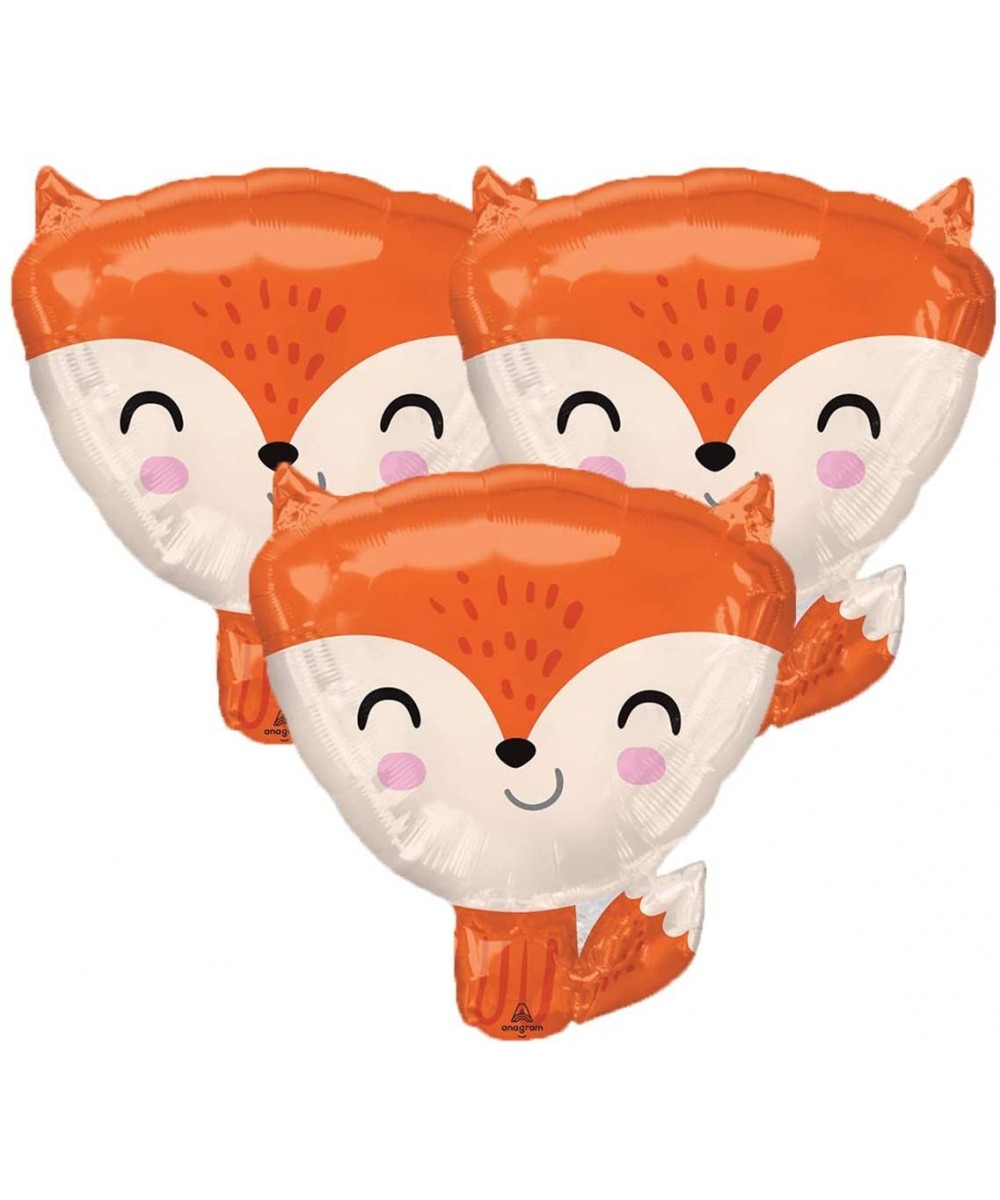 Set of 3 Adorable Red Fox Party Balloon Bundle - CH1965RMLEU $11.00 Balloons