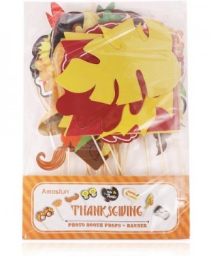 Thanksgiving Photo Props Thanksgiving Party Photo Booth Props with Thanksgiving Banner GIVE THANKS Banner Thanksgiving Day De...