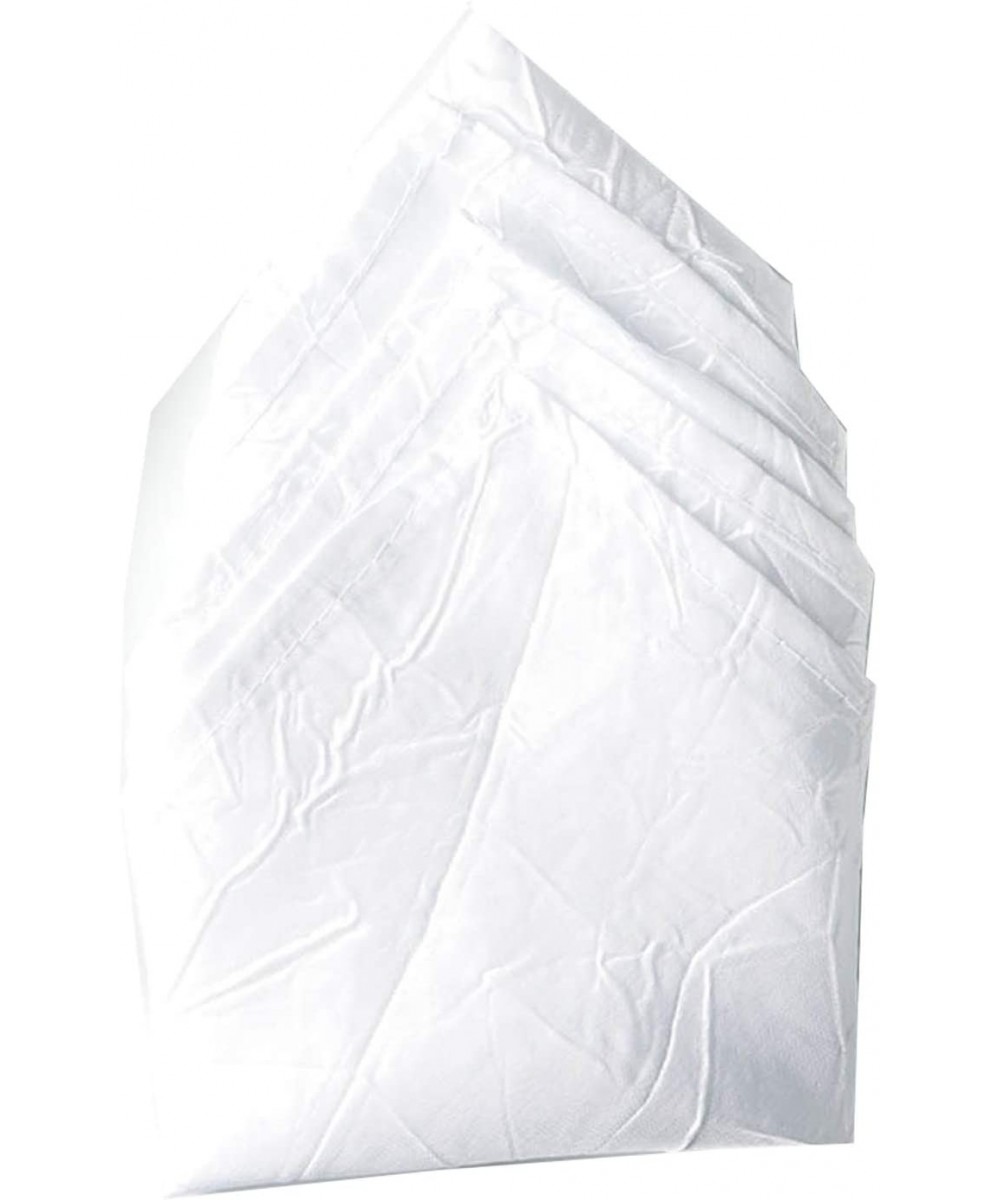 20 pcs 20-Inch White Crinkled Crushed Taffeta Dinner Napkins - for Wedding Party Events Restaurant Kitchen Home - White - CO1...