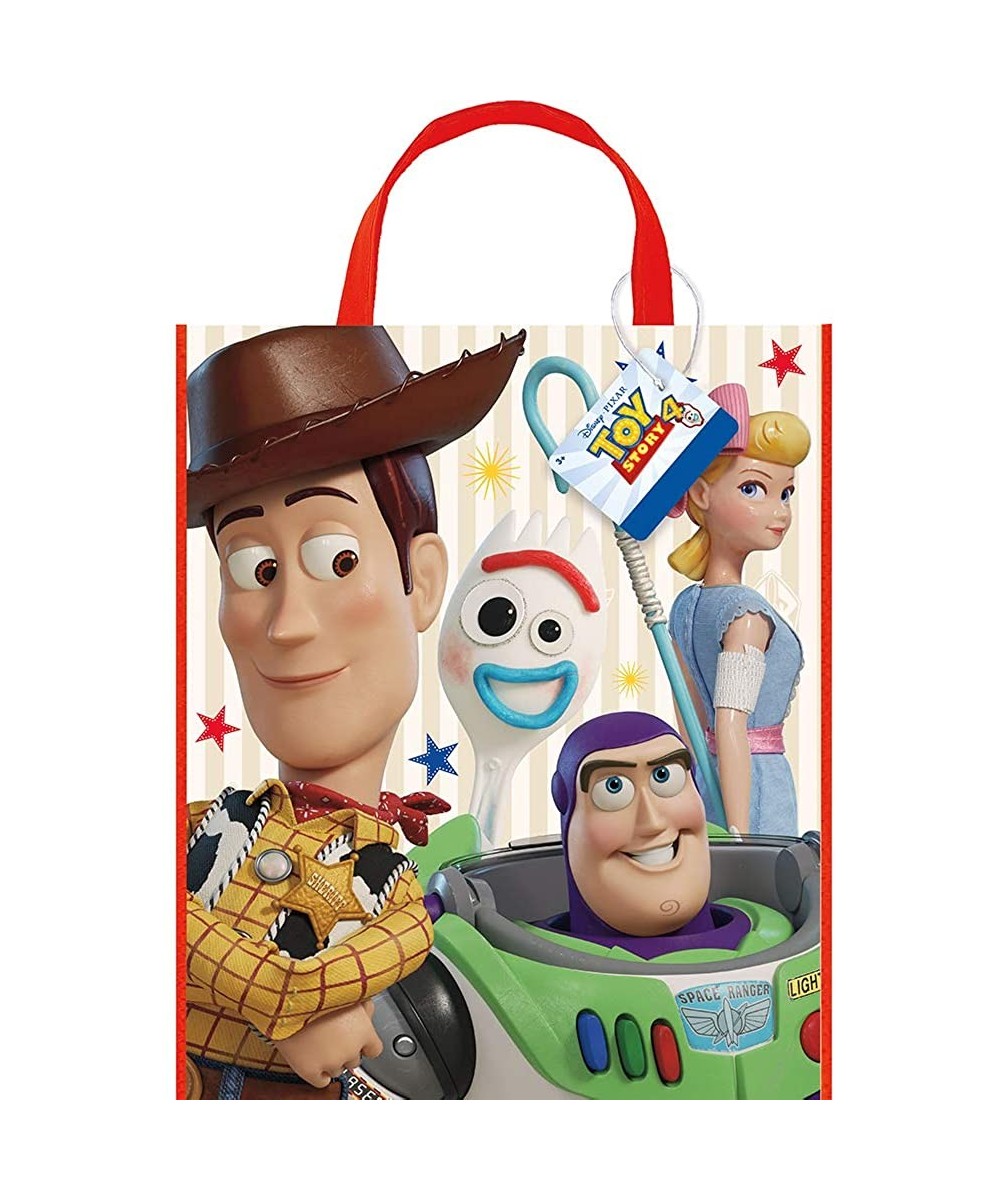 Disney Toy Story 4 Movie Plastic Tote Bag for Party Favor - 13 x 11 Inches - 1 Unit - C718T26982O $6.78 Party Favors