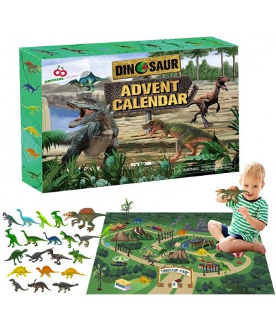 Advent Calendar 2020 - Dinosaur Toys Figure Kit w Play Mat - Countdown to Christmas for Kids Boys Girls Toddler Teens - CF19D...