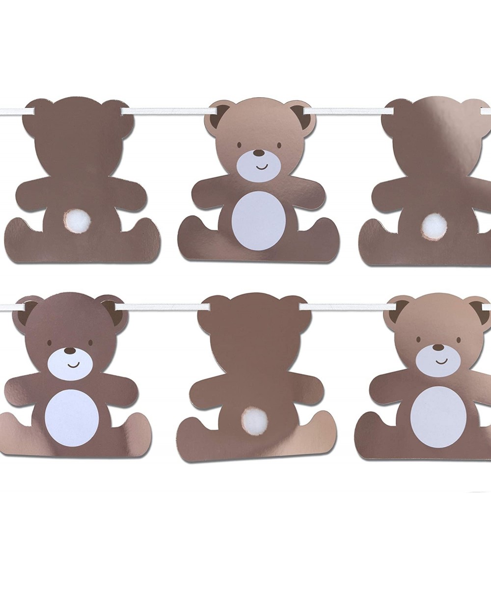 Teddy Bear Shaped Bunting 1 per Pack 3.5 metres - C618H887RNR $11.52 Banners