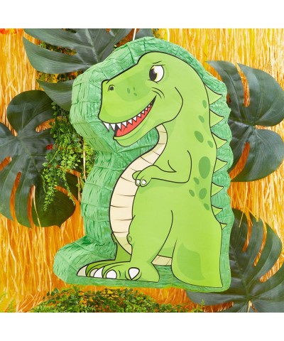 Small T-Rex Pinata- Kids Dinosaur Themed Birthday Party Supplies- 12 x 15.5 x 3 Inches - CM1809CYR7N $12.07 Piñatas