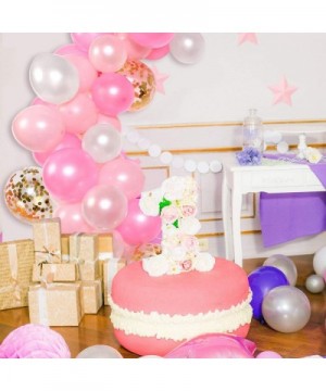 112 Pieces Balloon Garland Kit Balloon Arch Garland for Wedding Birthday Party Decorations (White Pink Gold) - CK18M0TZWEY $8...