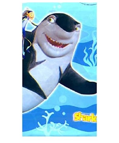 Shark Tale Birthday Party Supply Bundle for 16 includes Plates- Napkins- Table Cover- Loot Bags- Hats- Stickers- Candle - CD1...