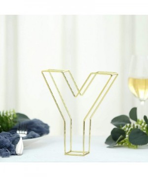 8" Tall Gold Wedding Centerpiece 3D Wire Letter Decoration for Wedding Party Decoration DIY Decoration Supplies - Y - Y - CP1...