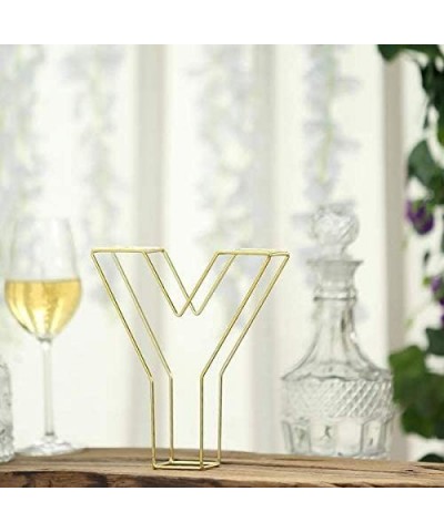 8" Tall Gold Wedding Centerpiece 3D Wire Letter Decoration for Wedding Party Decoration DIY Decoration Supplies - Y - Y - CP1...