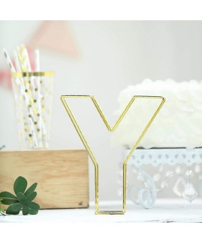 8" Tall Gold Wedding Centerpiece 3D Wire Letter Decoration for Wedding Party Decoration DIY Decoration Supplies - Y - Y - CP1...