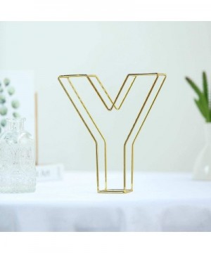 8" Tall Gold Wedding Centerpiece 3D Wire Letter Decoration for Wedding Party Decoration DIY Decoration Supplies - Y - Y - CP1...