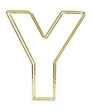 8" Tall Gold Wedding Centerpiece 3D Wire Letter Decoration for Wedding Party Decoration DIY Decoration Supplies - Y - Y - CP1...