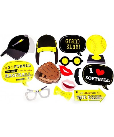 Softball Photo Props (38 Pieces) for Photo Booths- Birthdays- and other Softball Events! Our Softball Photo Prop Party Favors...