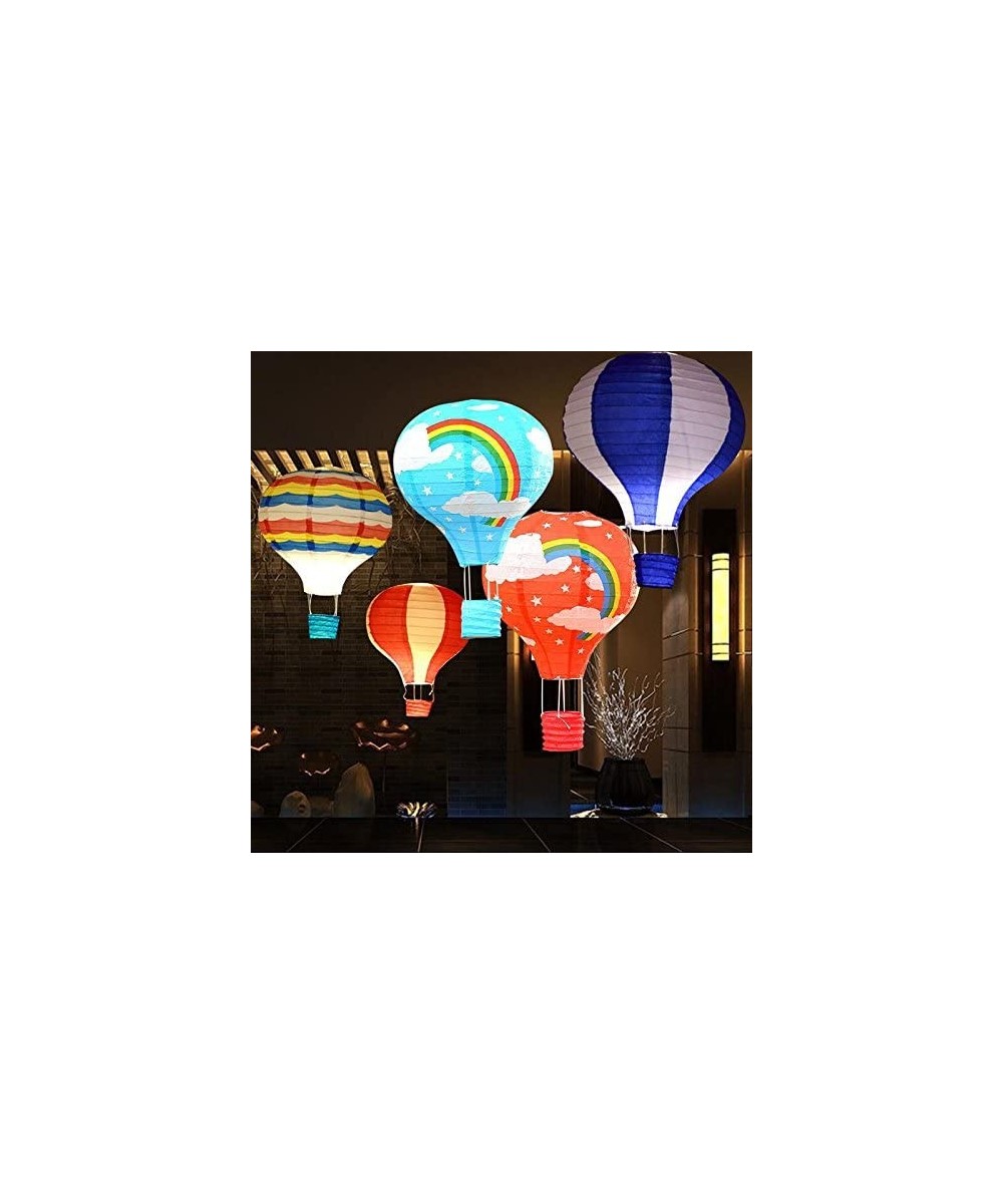 Hot Air Balloon Paper Lantern Reusable Chinese Japanese Party Ball Lamp Decoration 4 Festival Anniversary Christmas Wedding E...