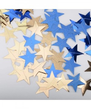 Star Paper Garland Kit- Metallic Shiny Star and Twinkle Glittery Star Banner Combo- Hanging Star Decorations/Backdrops for We...