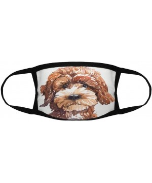 Drawing Cockapoo Watecolor/Reusable Face Mouth Scarf Cover Protection №SW85790 - Drawing Cockapoo Watecolor N19 - CW19H225RZT...
