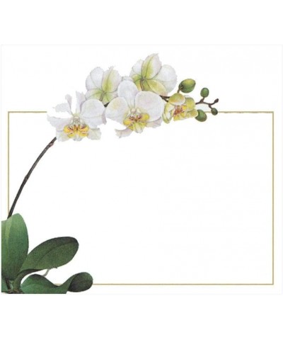 Orchids Die-Cut Place Cards- 24 Included - CD18QUTULHY $13.56 Place Cards & Place Card Holders