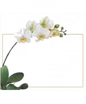 Orchids Die-Cut Place Cards- 24 Included - CD18QUTULHY $13.56 Place Cards & Place Card Holders