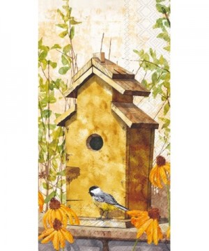 Guest Towel Buffet Paper Napkins- 8.5" x 4.5"- Birdhouse In Fall - Birdhouse In Fall - C818GDGD6LS $9.80 Tableware