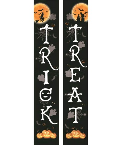 Happy Halloween Banner Party Outdoor Lawn Decoration-Halloween Decorations Outdoor Porch Sign Banner-Suitable for Courtyard-O...
