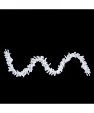 9' x 10" White Canadian Pine Artificial Christmas Garland - Unlit - C5186876GY8 $12.52 Garlands