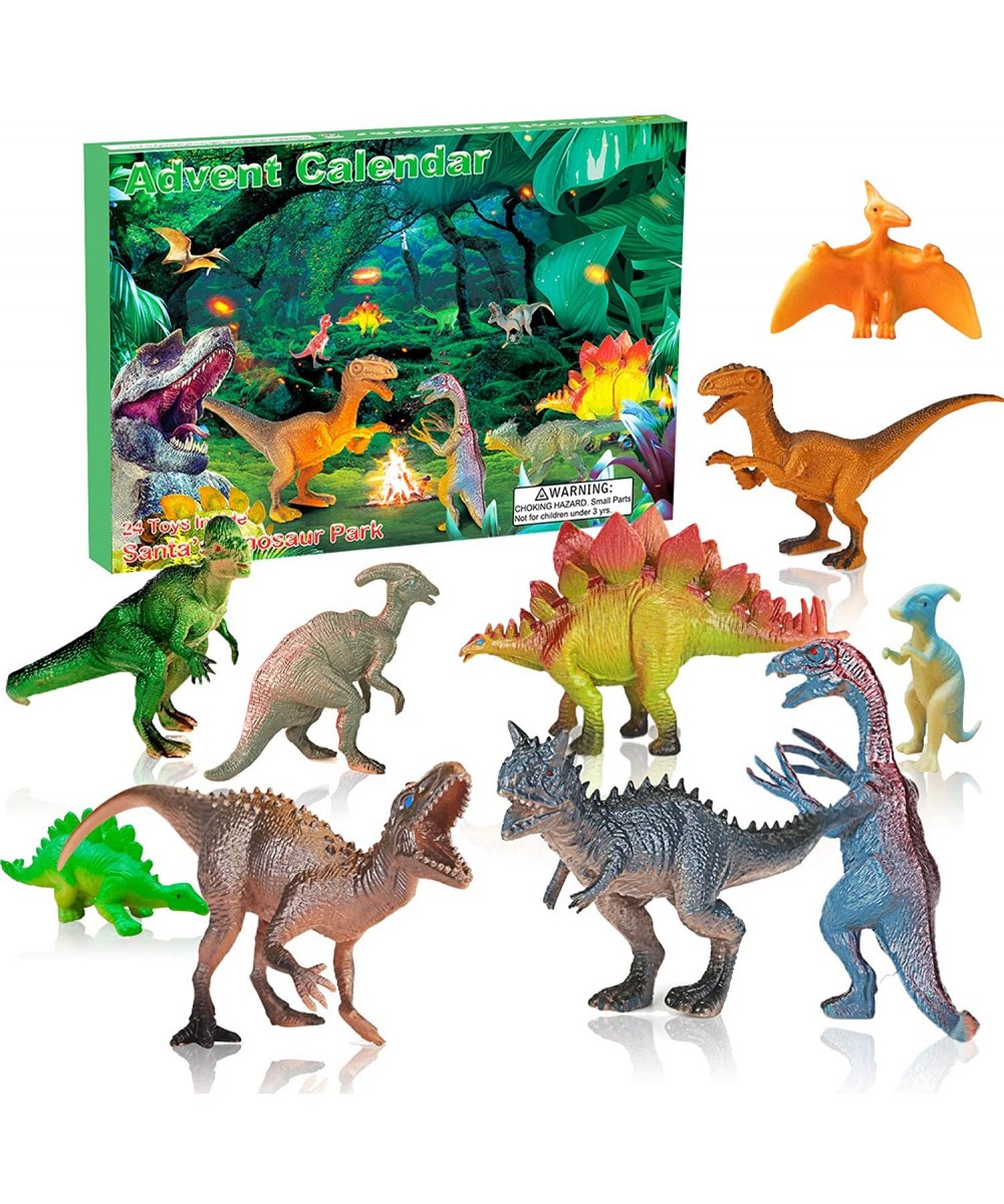 Advent Calendar 2020 Christmas Dinosaurs Realistic Dinosaurs Figurine Xmas 24 Days Countdown to Christmas Including T-Rex- Tr...