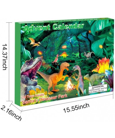 Advent Calendar 2020 Christmas Dinosaurs Realistic Dinosaurs Figurine Xmas 24 Days Countdown to Christmas Including T-Rex- Tr...