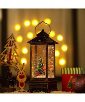 Christmas Decor Snow Globe Lantern-Glittering Crystal Operated inside the Water with Music-Used for Garden Decoration- house ...