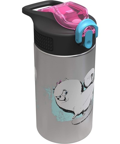 The Secret Life of Pets 2 - Stainless Steel Water Bottle with One Hand Operation Action Lid and Built-in Carrying Loop- Water...