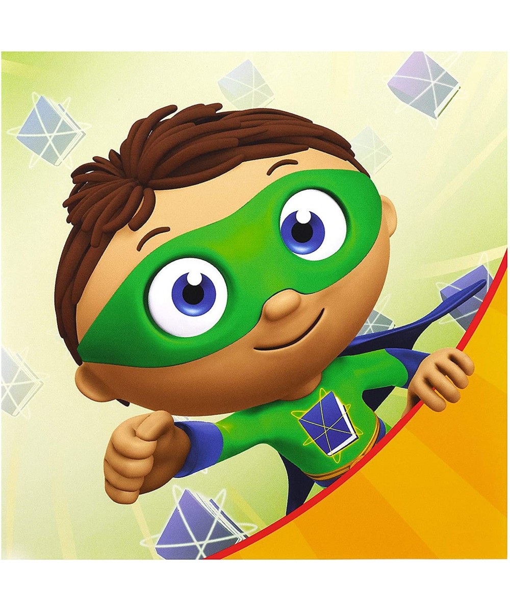 Super Why Childrens Birthday Party Supplies - Lunch Napkins (20) - CJ1152PJM9F $4.52 Party Tableware