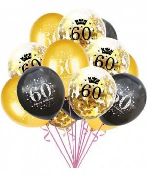 30pcs 12inch Latex Confetti Balloon 60 Year Old Happy Birthday Party Balloon Confetti Set Combination - 60 Combinations - CU1...