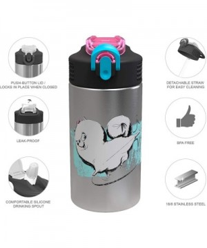 The Secret Life of Pets 2 - Stainless Steel Water Bottle with One Hand Operation Action Lid and Built-in Carrying Loop- Water...