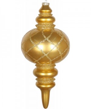 Finial Ornament- 13"- Gold - C518XIUMZUL $15.93 Ornaments