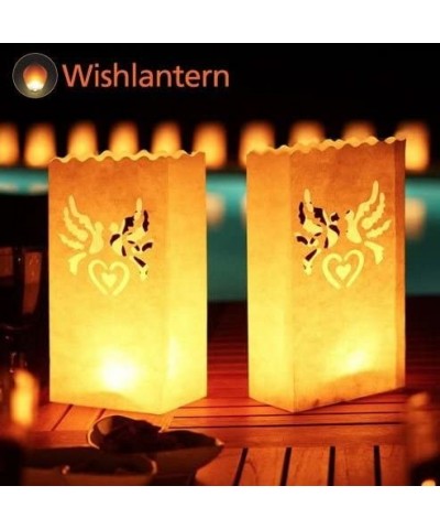 Luminary Candle Bags (Doves Design) - Fire Retardant Paper - Reusable - 5 Pack - CB1153YY169 $7.30 Luminarias