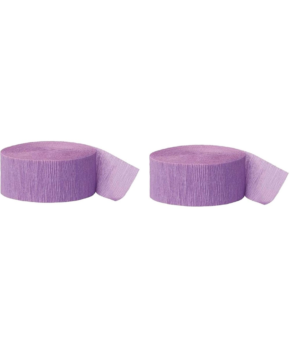 81ft Crepe Paper Streamer Roll (Lavender- 2 Pack) - Lavender - CL18RS7SA48 $7.39 Streamers
