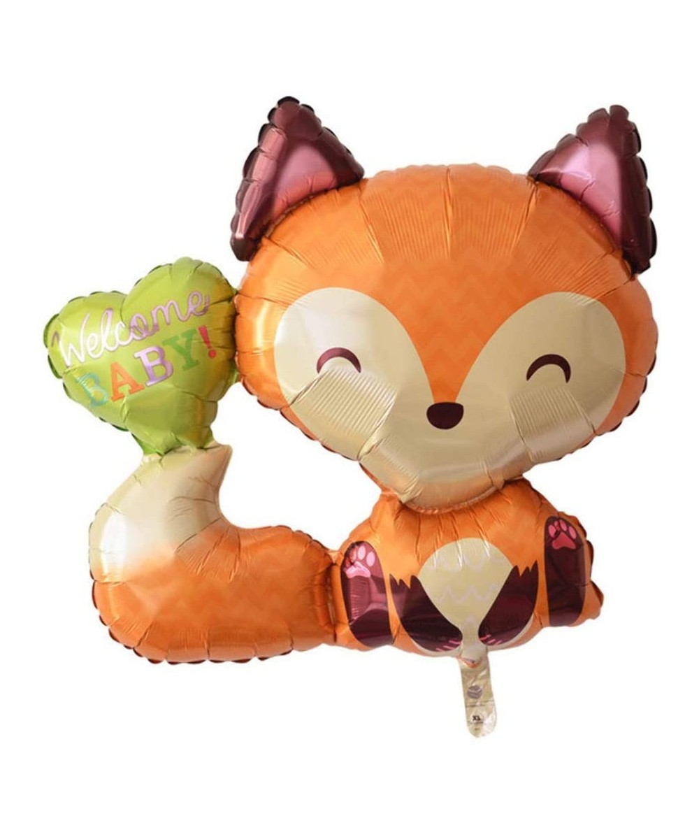 Welcome Baby Fox Shape Balloon- 28"- Multicolor - CT11V0QNWGJ $6.96 Balloons