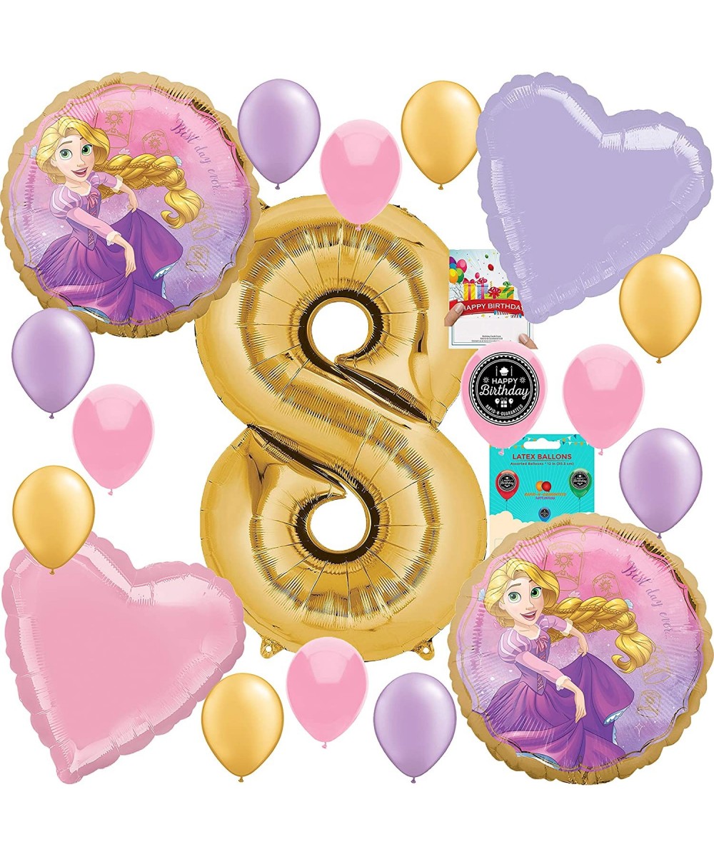 Rapunzel Party Supplies Princess Tangled Balloon Decoration Bundle for 8th Birthday - CH18ZOX7UGM $19.17 Balloons