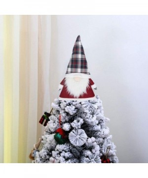 Gnome Christmas Tree Topper Swedish Tomte Gnome Christmas Ornaments Santa Gnomes Plush Scandinavian Christmas Decorations Hol...