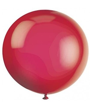 36" Giant Latex Scarlet Red Balloons- 6ct - Scarlet Red - C911L5X68SL $11.29 Balloons