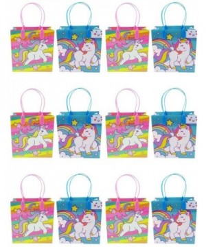 Unicorn Party Favor Bags Treat Bags with Handles- Unicorn Rainbow Pink Blue Candy Bags Goodie Bags for Birthday Party- Party ...