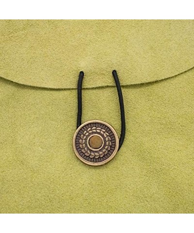 Medieval Renaissance Suede Jewelry Belt Pouch LARP Costume Waist Bag - Citrus - CV190YY8R0H $11.24 Favors