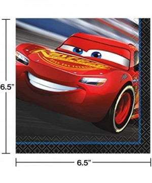 Cars 3 Birthday Party Pack - Includes 7" Paper Plates & Beverage Napkins Plus 24 Birthday Candles - Serves 16 - C918Q93I0QL $...