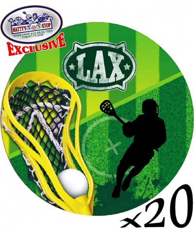 Deluxe Lacrosse (LAX) Theme Party Supplies Set for 20 People- Includes 20 Large Plates- 20 Small Plates- 20 Napkins- 20 Cups ...