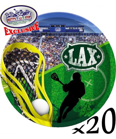 Deluxe Lacrosse (LAX) Theme Party Supplies Set for 20 People- Includes 20 Large Plates- 20 Small Plates- 20 Napkins- 20 Cups ...