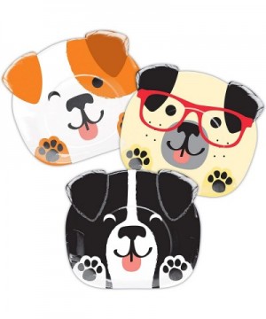 Puppy Dog Party Pups Birthday Party Supplies - Dog Themed Birthdays - Dog Shaped Dinner Plates- Dessert Plates- Napkins- Cups...